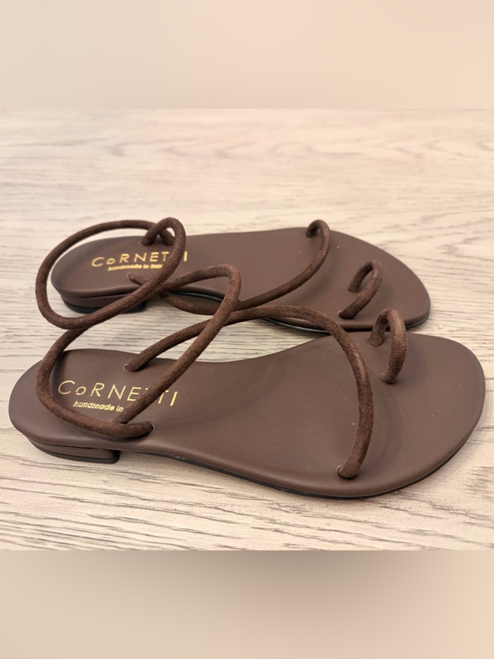NWT CoRNETTI Romelide Sandal In Chocolate Size 36 (6) - Picture 7 of 11